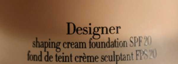 Armani Designer Shaping Cream Foundation. Моделирующий тональный крем с защитой от солнца Spf20 фото
