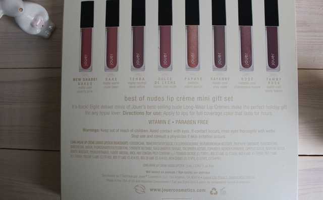 Jouer best of nudes lip creme collection фото