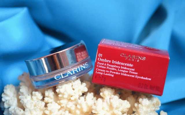 Clarins Ombre Iridescente Cream-to-Powder Eyeshadow Long-Lasting  фото