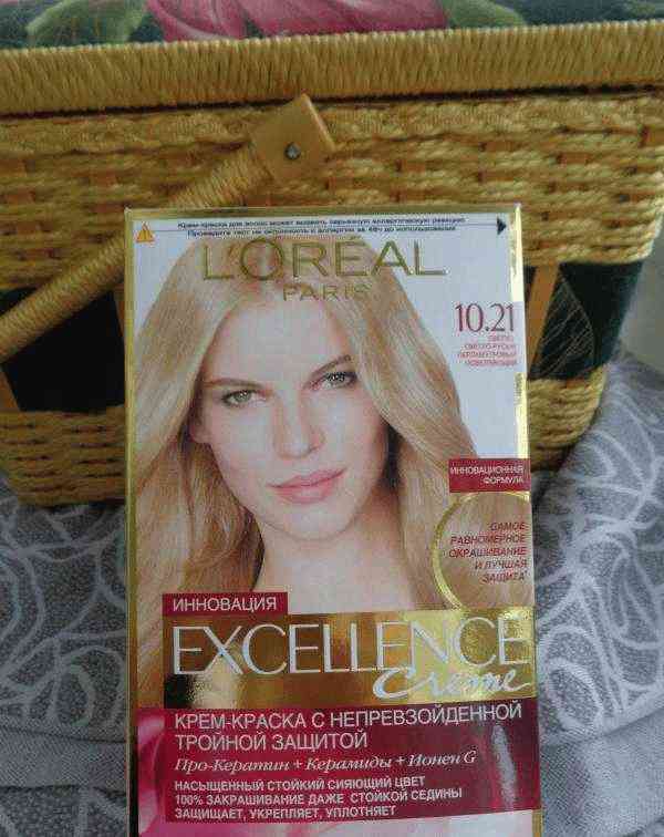 Краска для волос LOreal Paris Excellence 10.21 фото