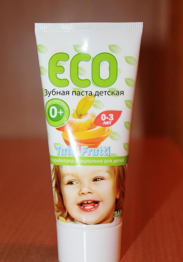 Детская зубная паста ECO Зая фото