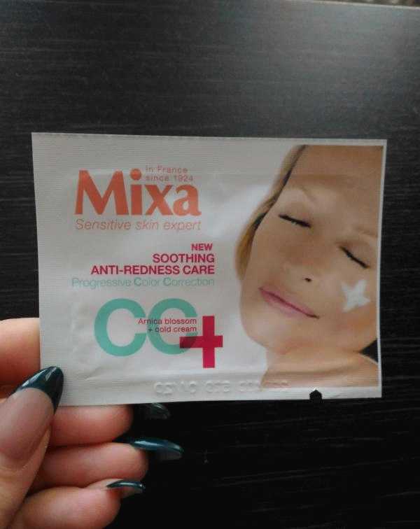 CC- крем для лица против покраснений Mixa фото