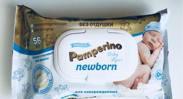 Салфетки влажные детские Pamperino Newborn фото