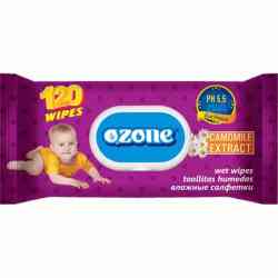Салфетки влажные детские Ozone          