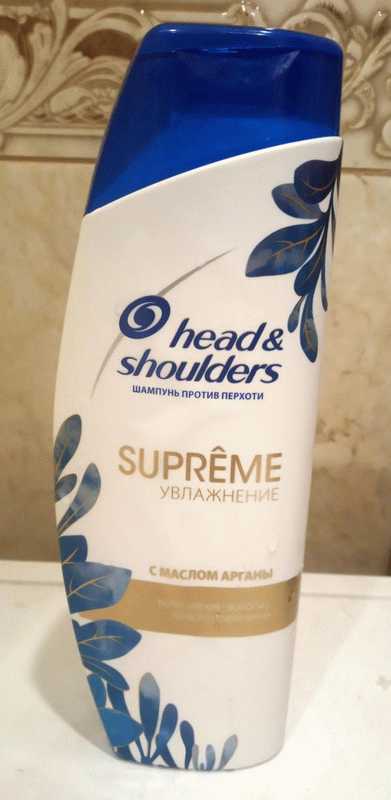 Шампунь Head &amp; Shoulders Supreme увлажнение с маслом арганы фото