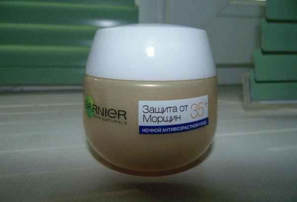 Крем Garnier Skin Naturals защита от морщин 35+ Ночной антивозрастной уход фото