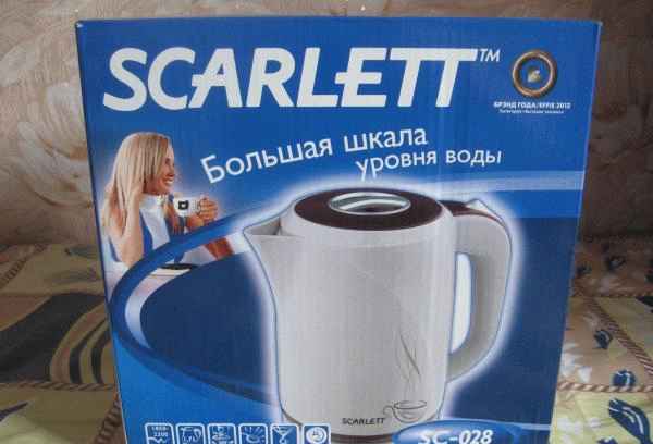 Электрический чайник Scarlett Olivia SC-028 фото