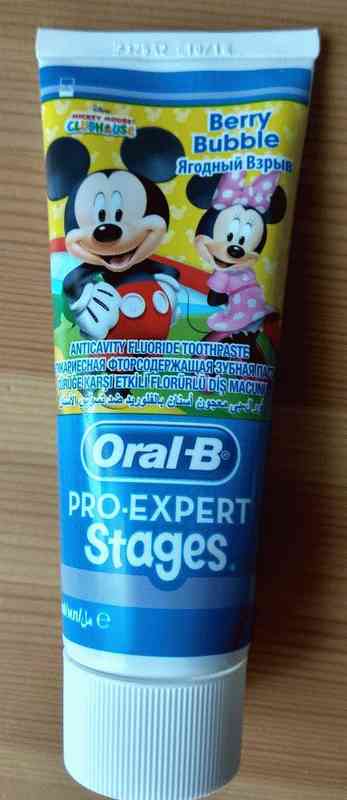 Детская зубная паста Oral-B Pro Expert Stages фото