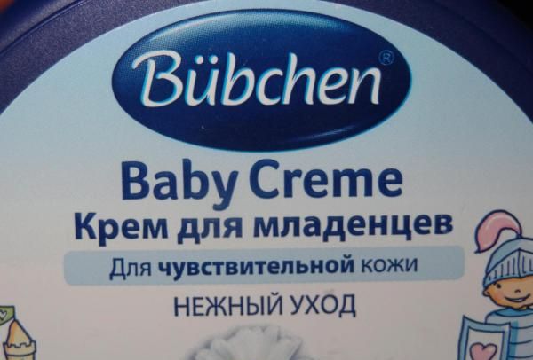 Крем для младенцев Bubchen для чувствительной кожи фото