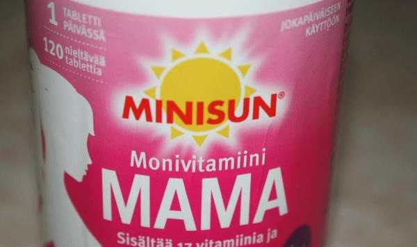 Витамины для беременных и кормящих Minisun Mama фото