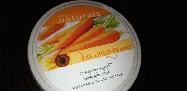 Тонизирующий крем для лица Avon Naturals Морковь и подсолнечник фото