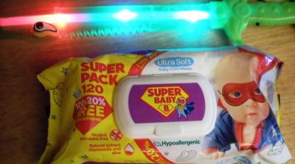 Детские влажные салфетки Super Baby SuperPack фото