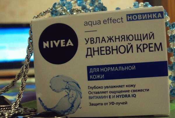 Увлажняющий дневной крем Nivea Aqua Effect для нормальной кожи c витамином Е и Hydra IQ фото