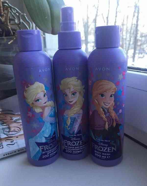 Детский шампунь для волос Avon Disney Frozen фото