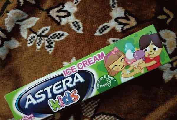 Детская зубная паста Astera kids ice cream фото