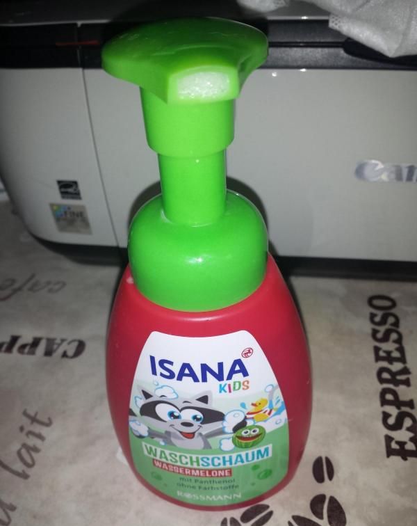 Детская пенка для мытья рук и лица Rossmann Isana Kids фото