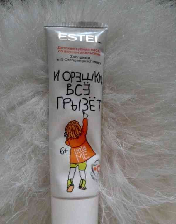 Детская зубная паста со вкусом апельсина Estel фото