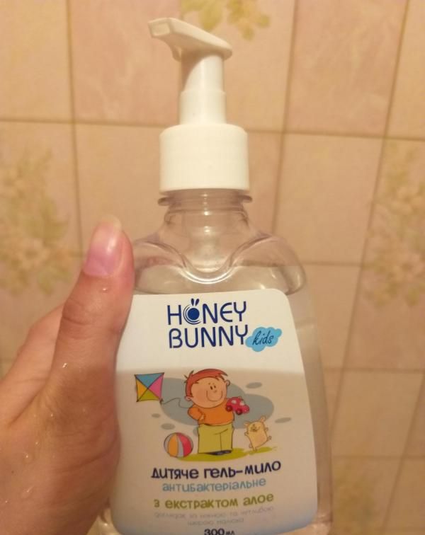Детское антибактериальное гель-мыло Honey Bunny фото