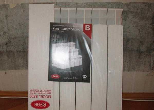 Радиатор биметаллический Rifar B500 фото