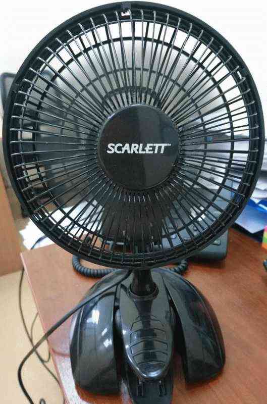 Вентилятор настольный Scarlett SC-170 фото