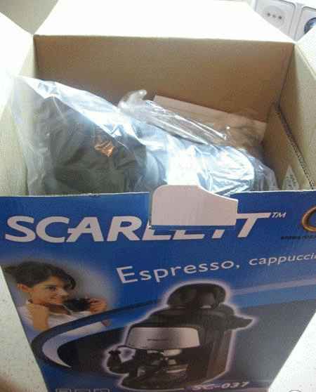 Кофеварка бойлерная Scarlett SC-037 фото