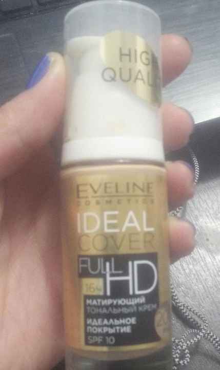 Тональный крем Eveline Cosmetics Ideal Cover Full HD SPF10 фото