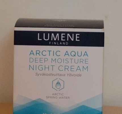 Увлажняющий ночной крем для лица LUMENE ARCTIC AQUA фото