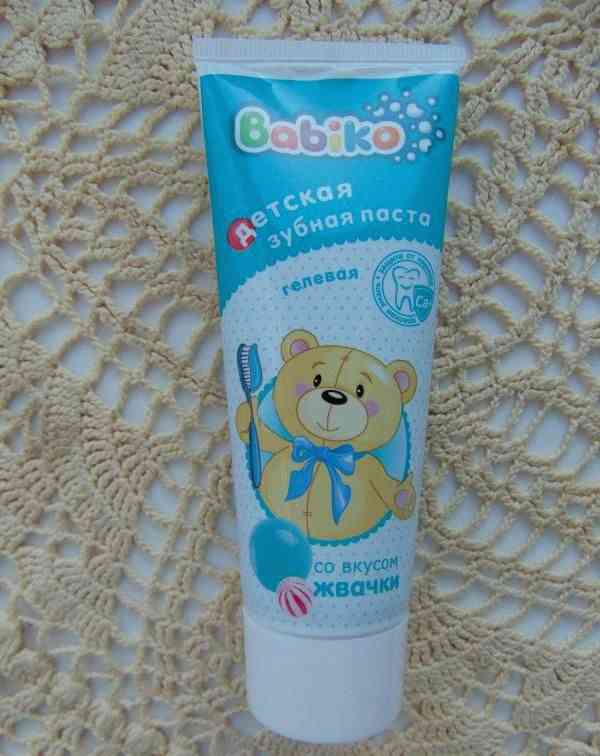 Детская зубная паста Babiko фото