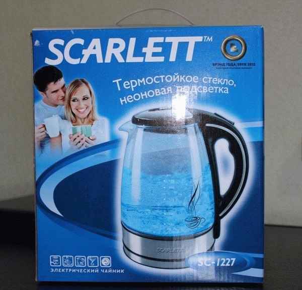 Электрический чайник Scarlett SC-1227 фото