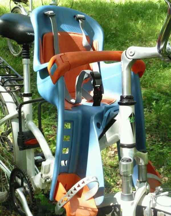 Кресло детское велосипедное Polisport Bilby Jr. переднее фото