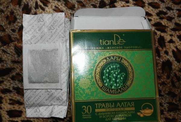 Чай TianDe Тианде с боровой маткой фото