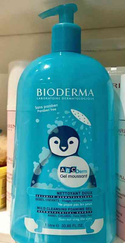Детский пенящийся гель Bioderma ABCDerm мягкий очищающий фото