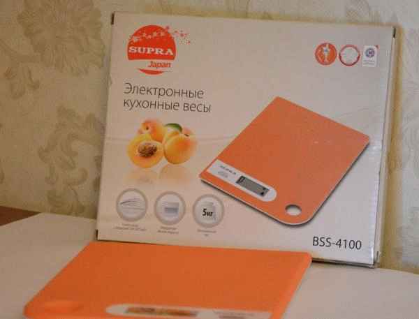 Электронные кухонные весы Supra BSS-4100 фото