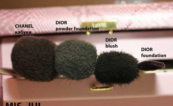 Кисти для макияжа Dior, Chanel, Laura Mercier фото