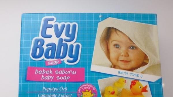 Детское мыло Evy Baby с экстрактом ромашки фото