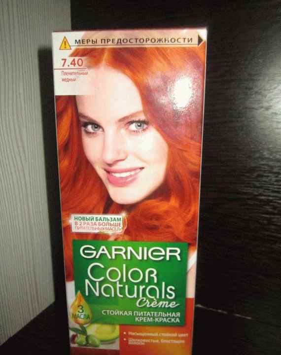 Краска для волос Garnier Color Naturals Creme 7.40 Магия огня фото