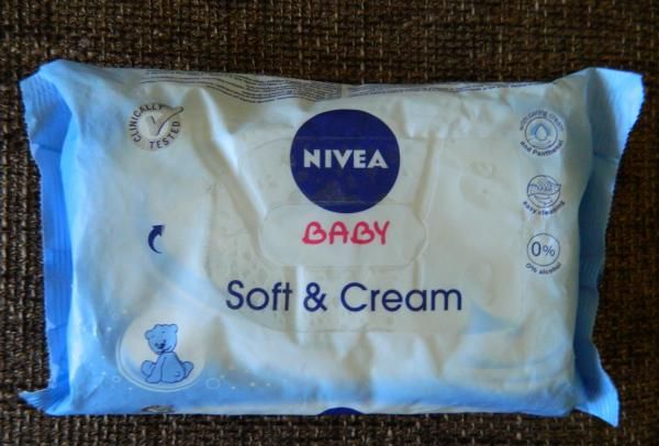 Влажные детские салфетки Nivea Baby Soft ans Cream фото