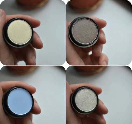 Корейские тени Eyeshadow Small от VOV в оттенках 0245Е (Dolls Brown), 0842Е (Silver Extreme), 0402 (Beach Blue), 0231 (Shine Beige) фото