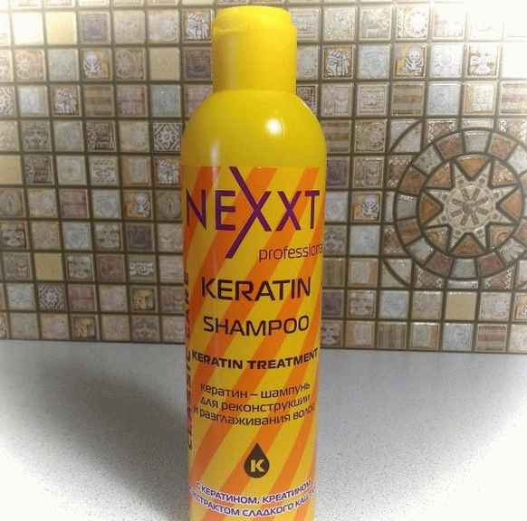 Кератин-шампунь NEXXT для реконструкции и разглаживания волос фото