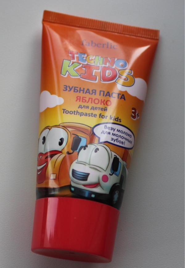 Зубная паста для детей Faberlic Techno Kids фото