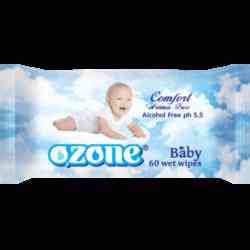 Детские влажные салфетки Ozone          