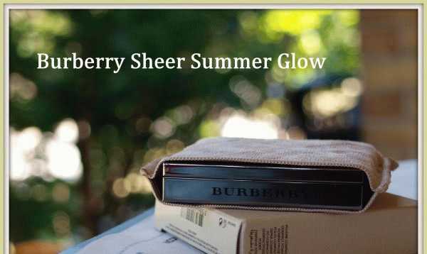 Burberry Sheer Summer Glow Natural