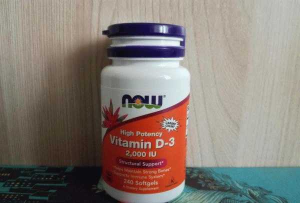 Витамин Now Foods D-3 2000 iu фото