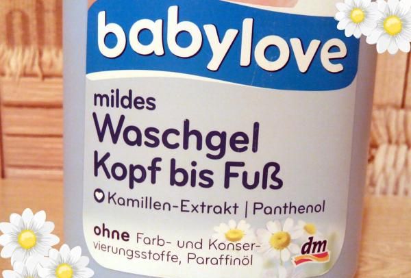 Гель для купания Babylove mildes Waschgel Korp bis Fub с экстрактом ромашки и пантенолом фото