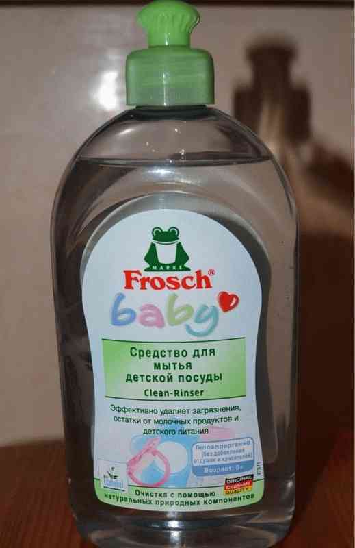 Средство для мытья детской посуды Clean-Rinser Frosch baby фото