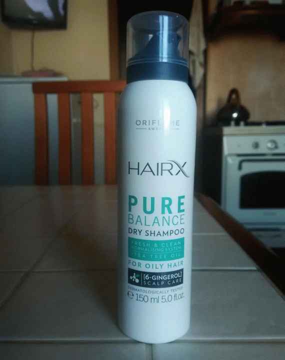Сухой шампунь Oriflame HairX Pure Balance фото