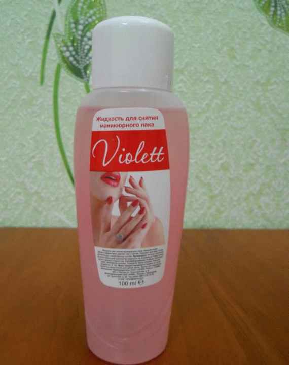 Жидкость для снятия лака Violett фото