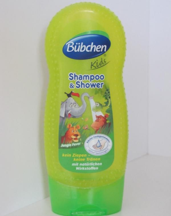 Шампунь детский для мытья волос и тела Bubchen Вызов джунглей фото