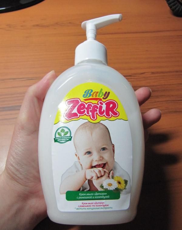 Жидкое детское мыло Zeffir Baby фото