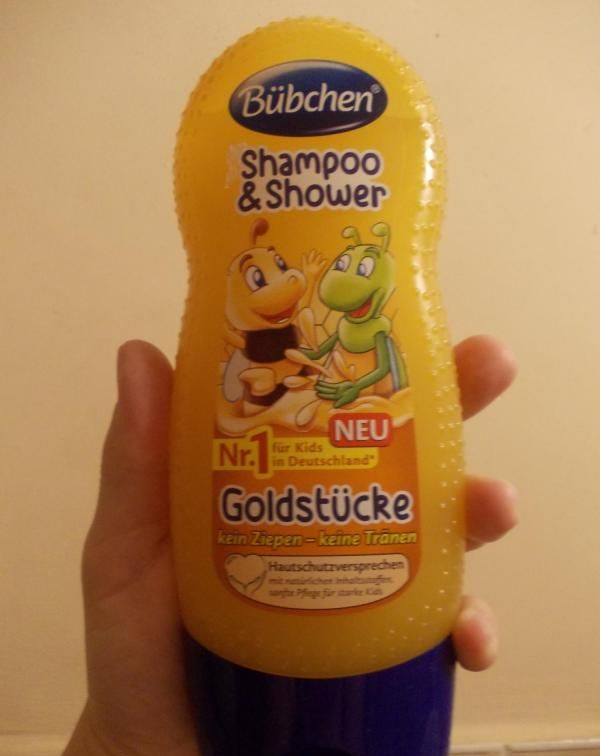 Детский шампунь для мытья волос и тела Bubchen Золотой мед фото